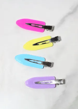 4-PC Multi No Crease Hair Clips
