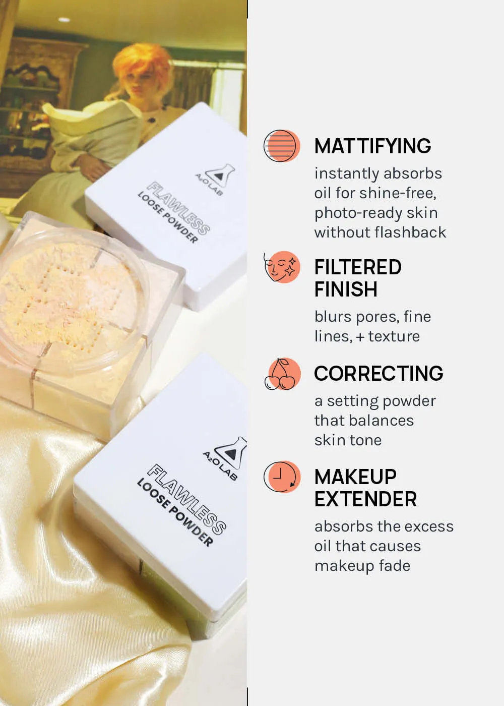 a2o Lab Flawless Loose Setting   Finishing Powder