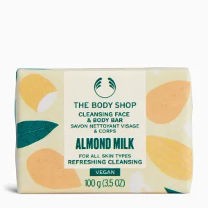 Almond Milk Cleansing Face & Body Bar The Body Shop