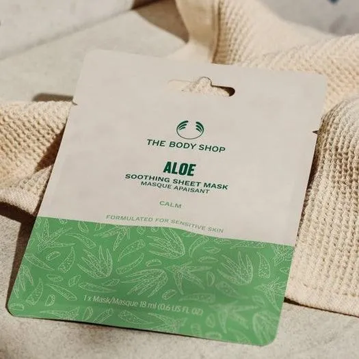 Aloe Soothing Sheet Mask  The Body Shop