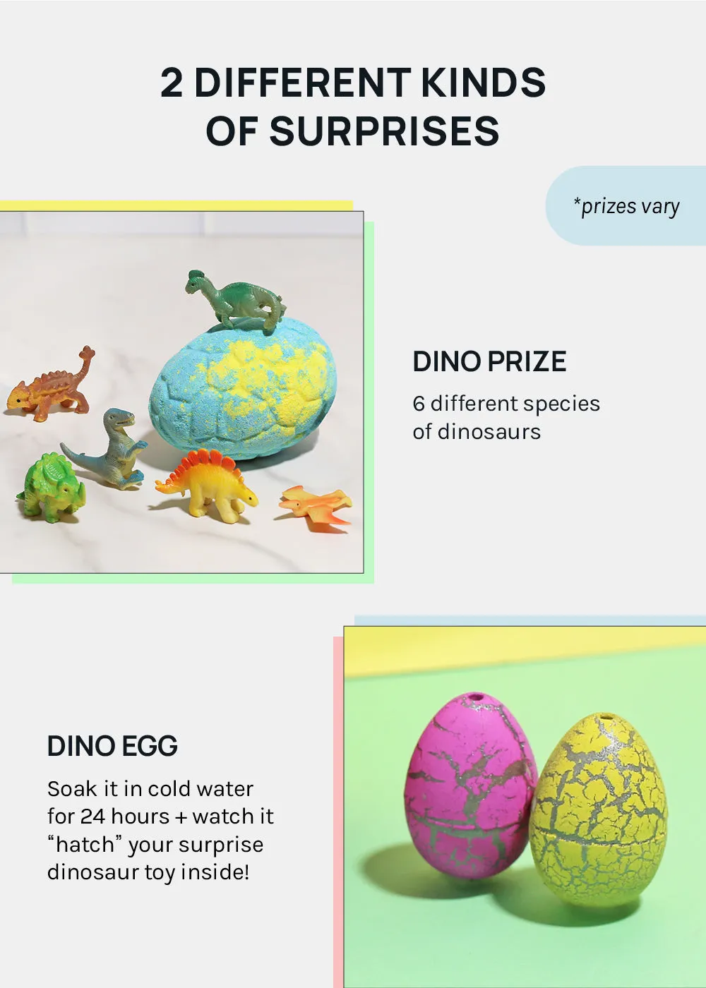 AOA Dino Egg Bath Bomb - Caramel