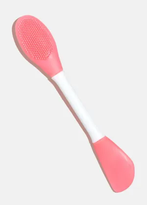 AOA Dual-Ended Silicone Mask Tool   Exfoliator