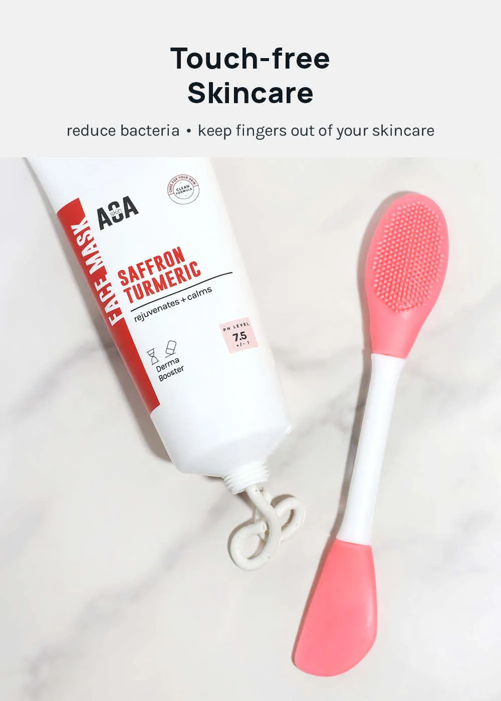 AOA Dual-Ended Silicone Mask Tool   Exfoliator