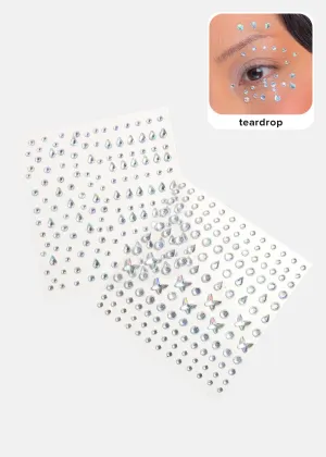 AOA Face   Body Jewel Stickers
