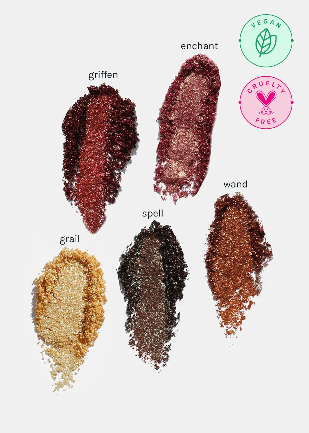 AOA Loose Pigment Powders- Warm Tones