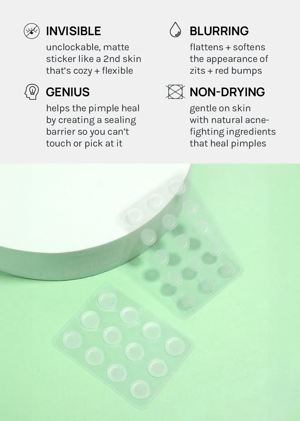 AOA Skin Invisible Acne Patches - 6 Sheets