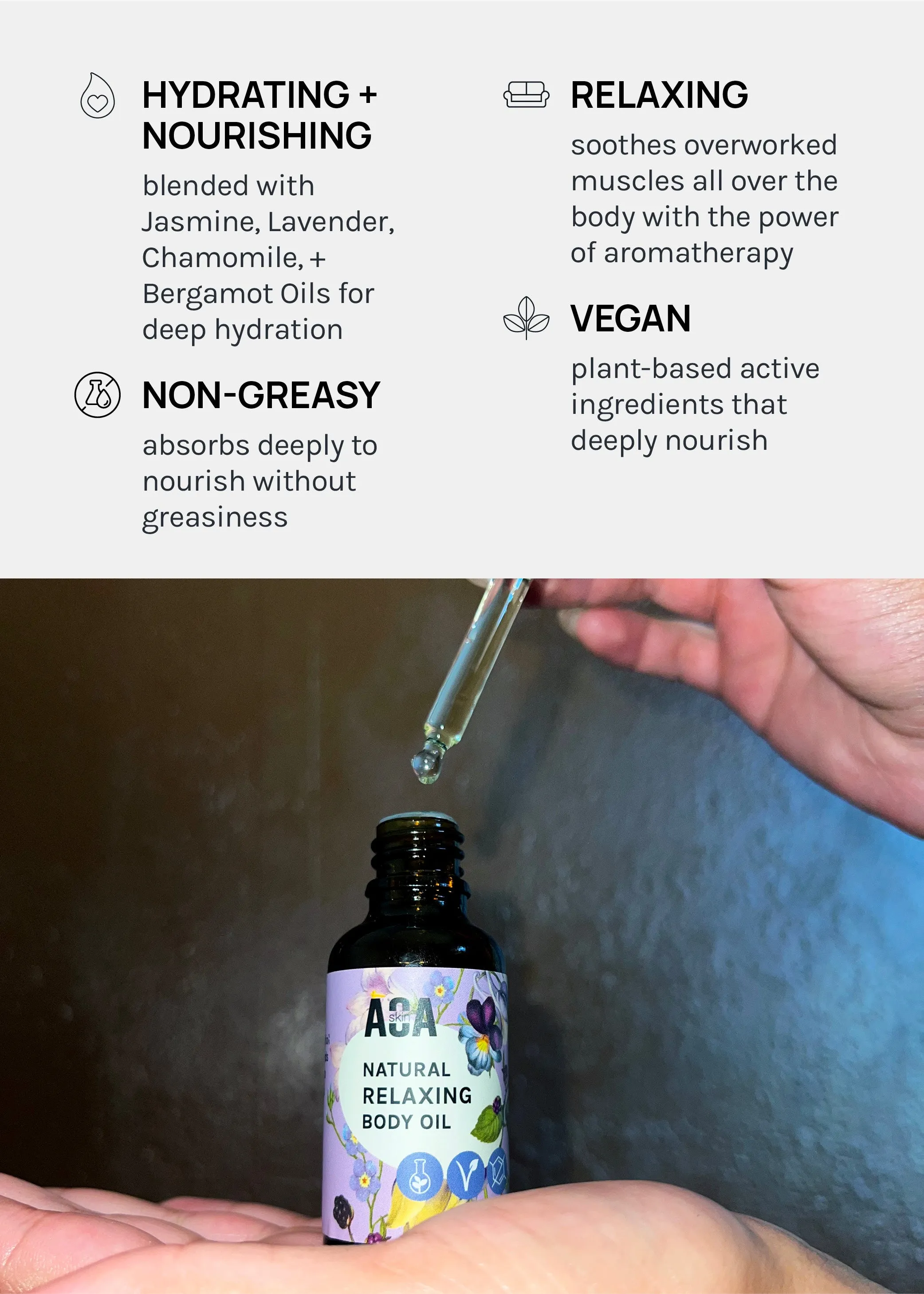 AOA Skin Natural Relaxing Body Oil
