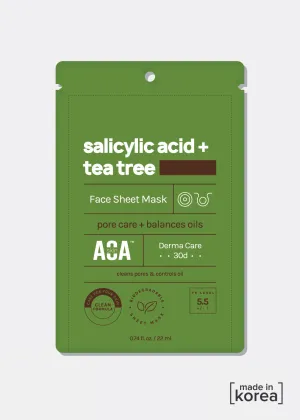 AOA Skin Salicylic Acid   Tea Tree Sheet Mask