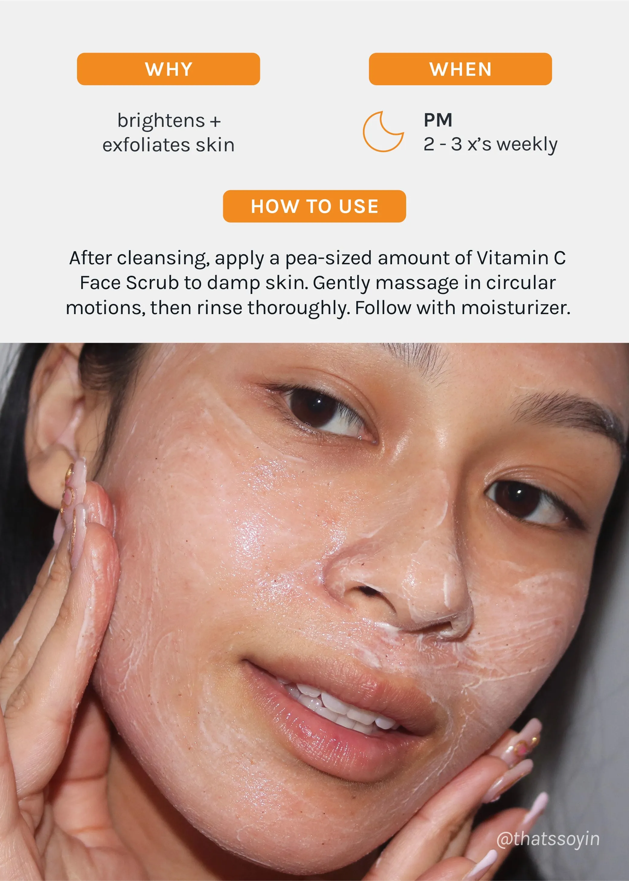 AOA Skin Vitamin C Face Scrub