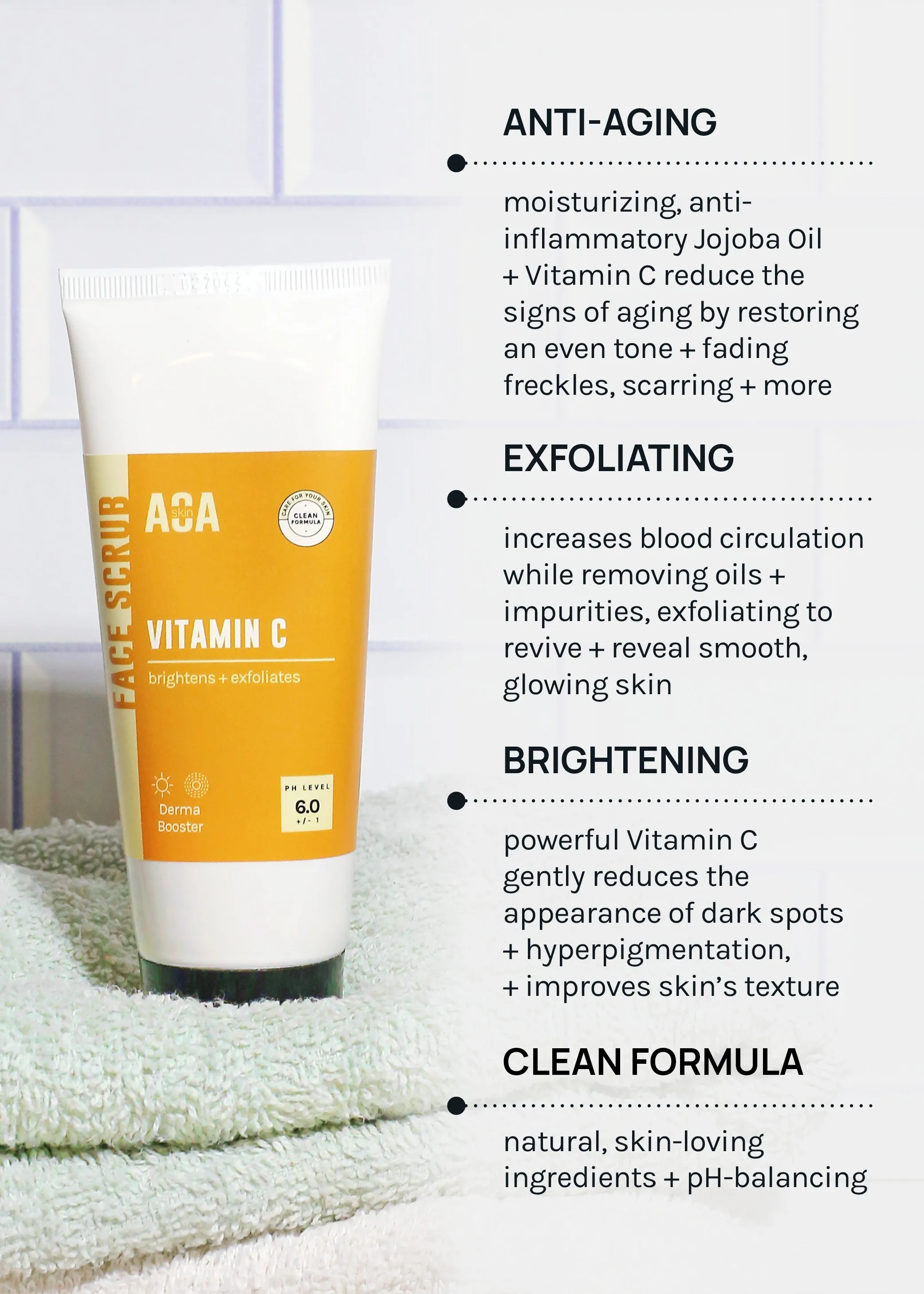AOA Skin Vitamin C Face Scrub