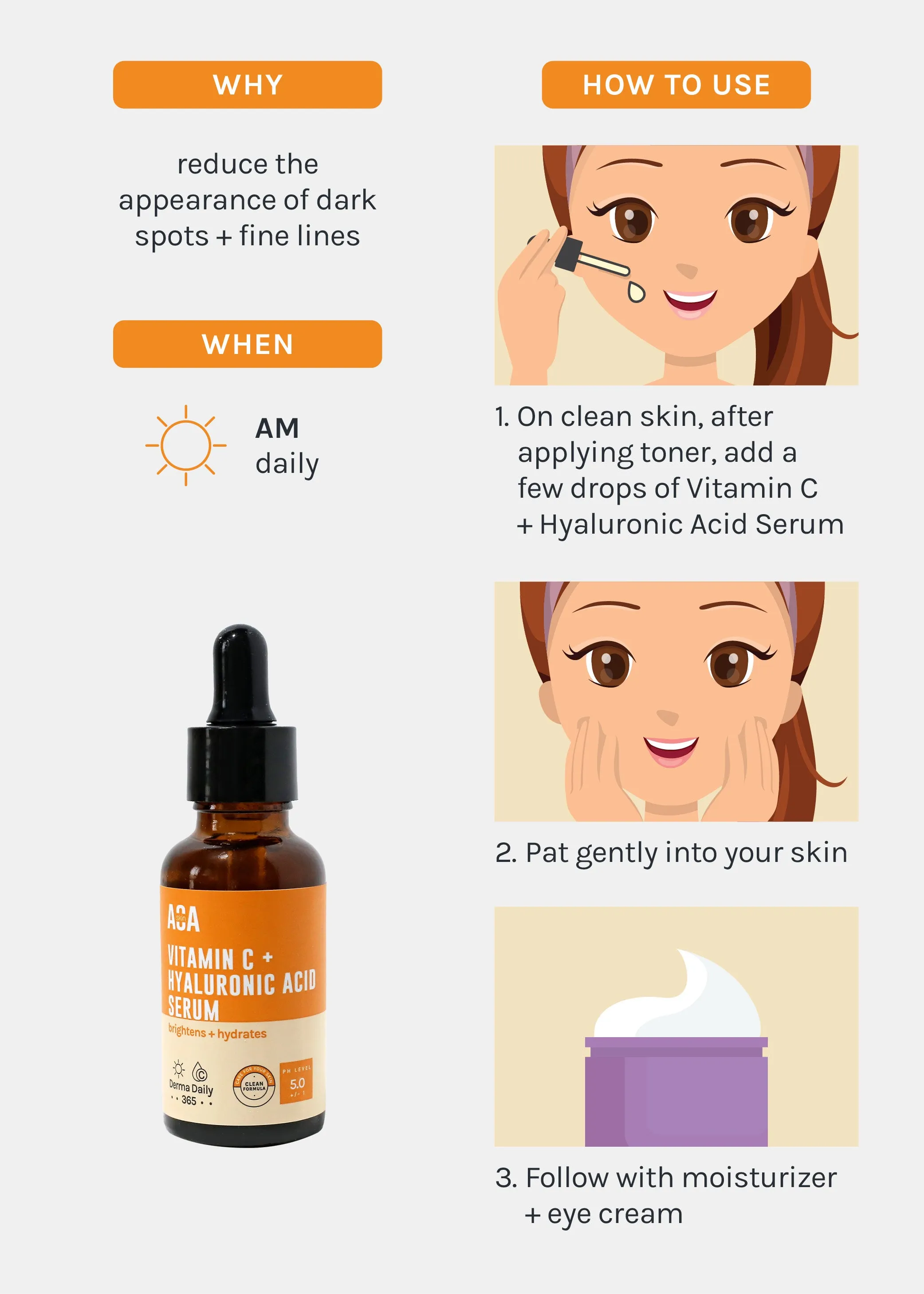 AOA Skin Vitamin C   Hyaluronic Acid Serum