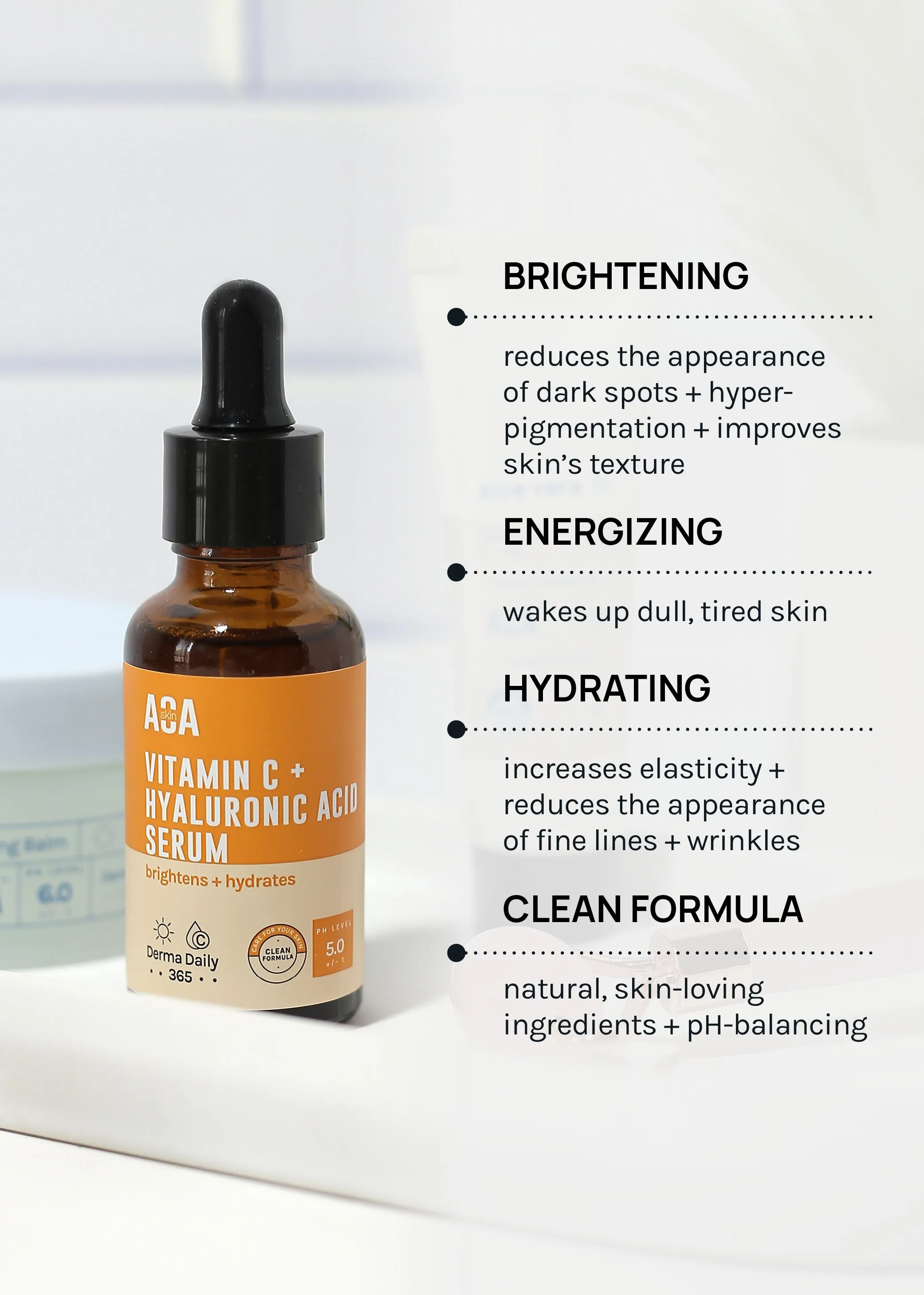 AOA Skin Vitamin C   Hyaluronic Acid Serum