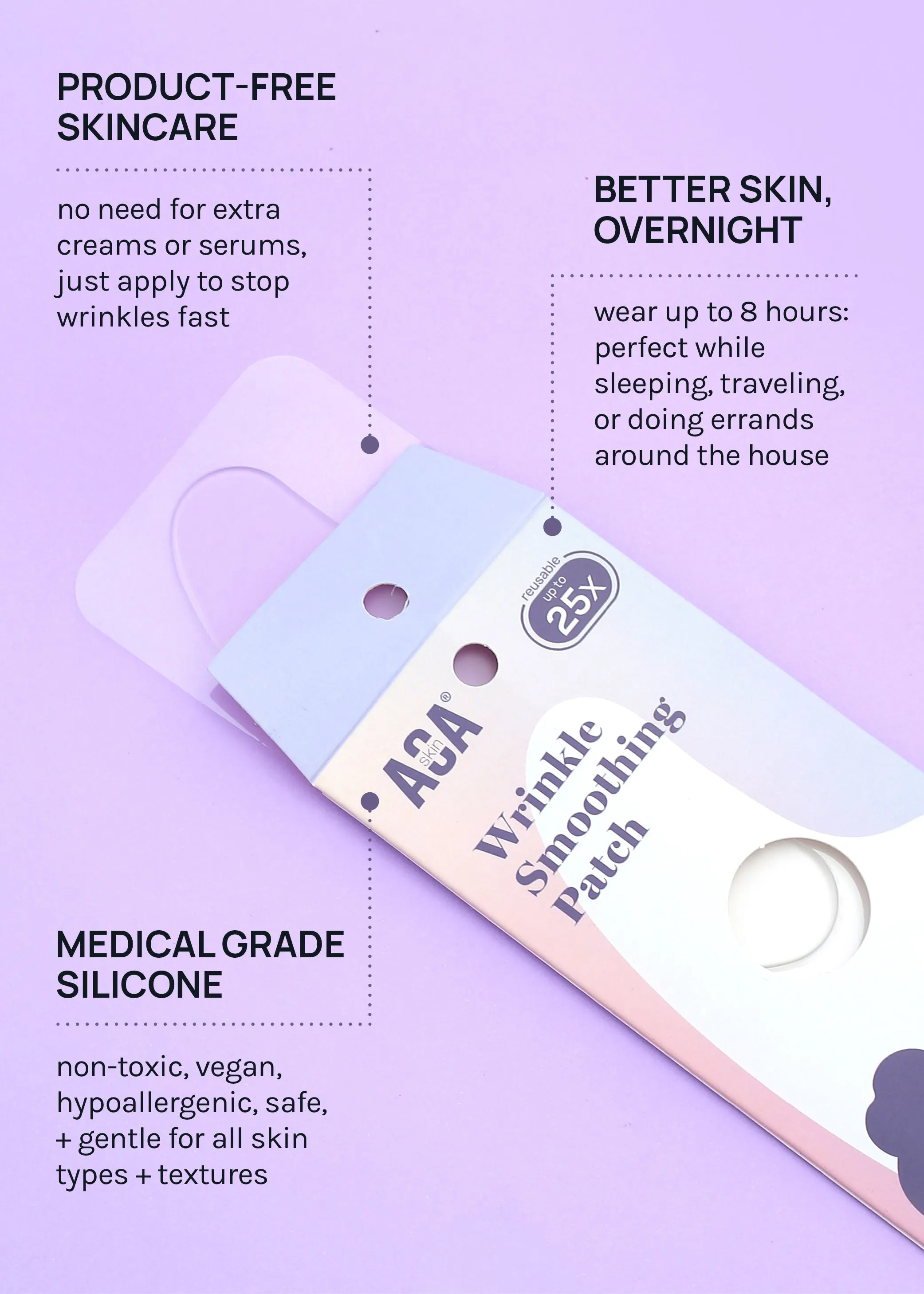 AOA Skin Wrinkle Smoothing Patch  Forehead