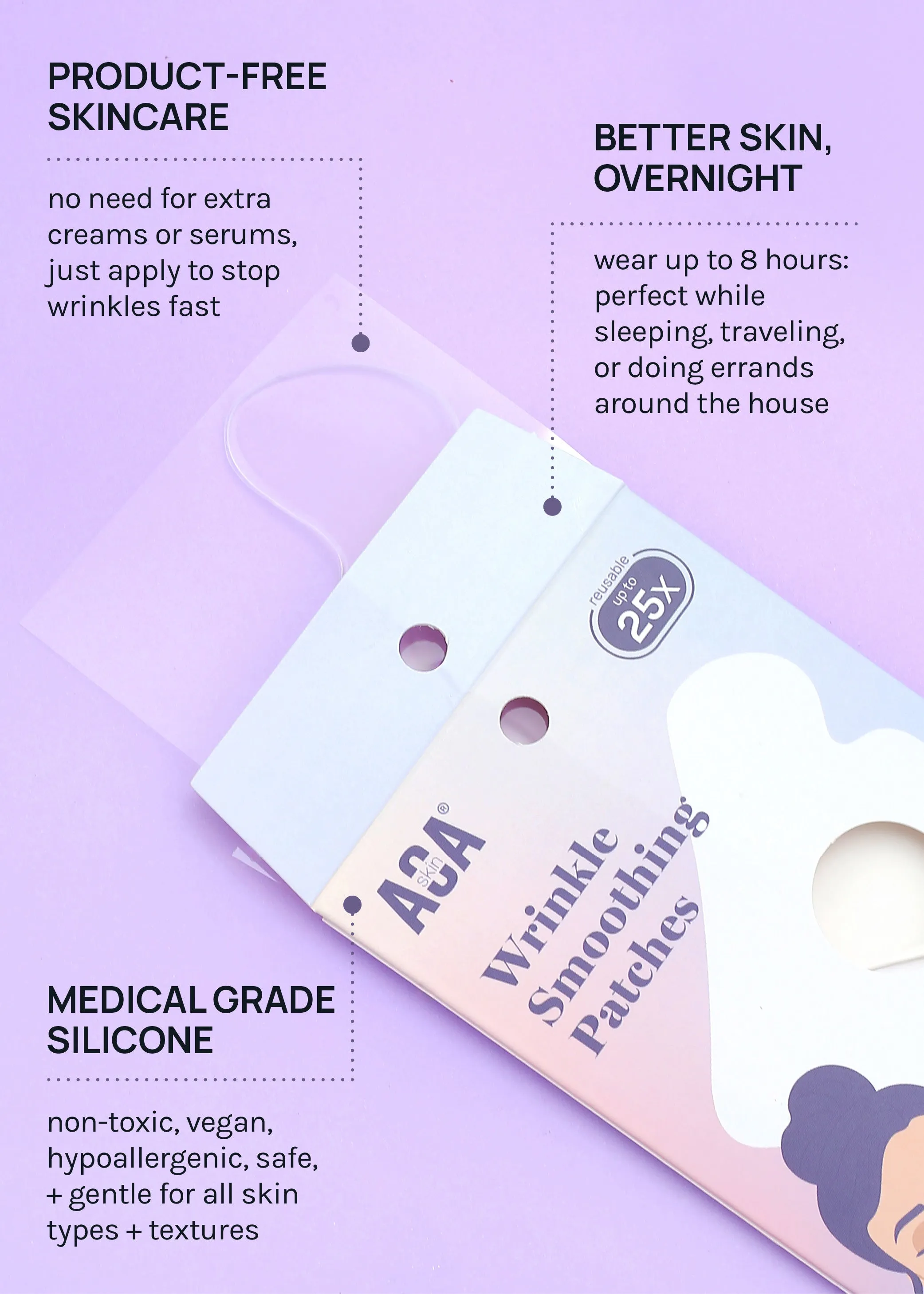 AOA Skin Wrinkle Smoothing Patches  Smile Line