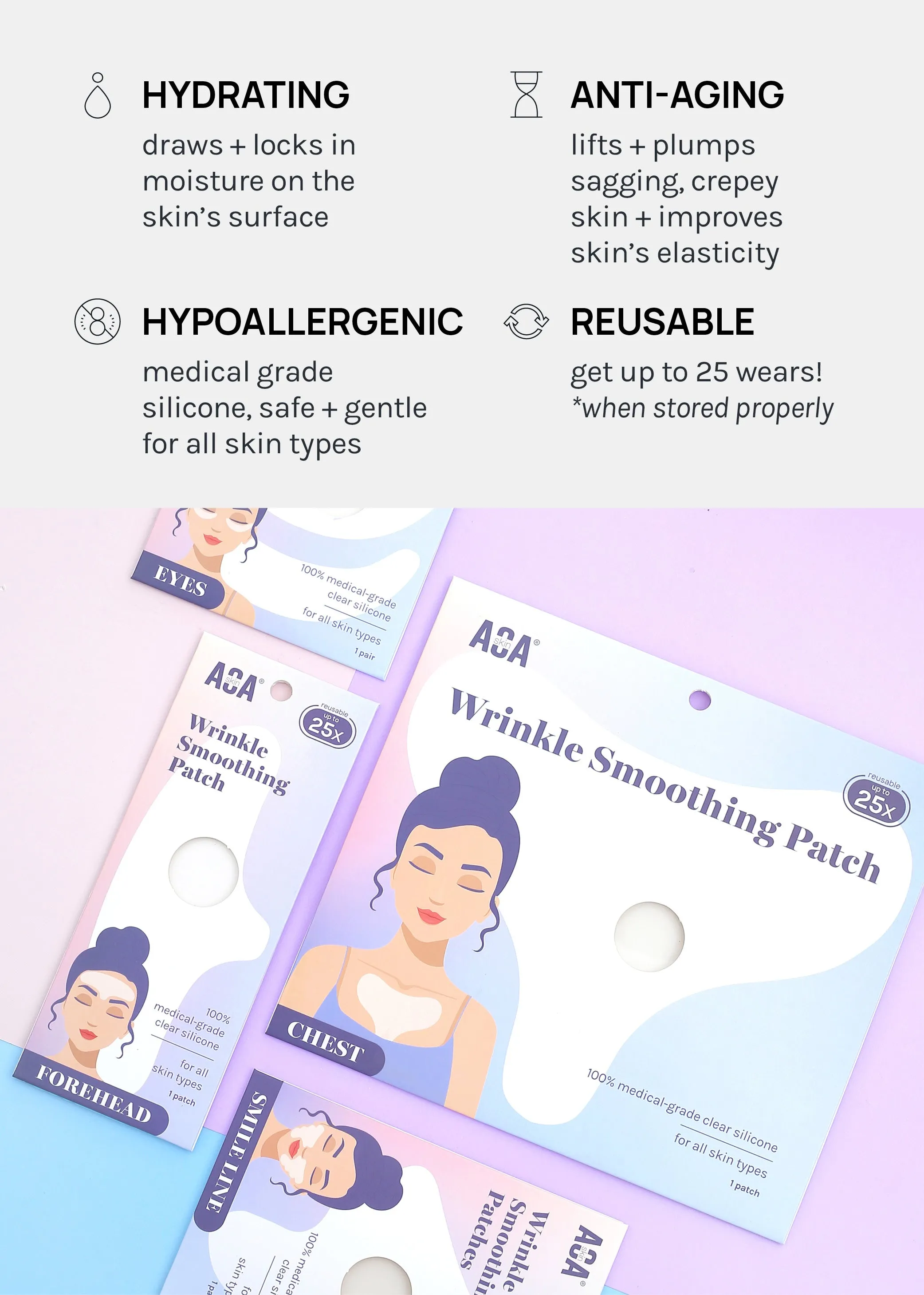 AOA Skin Wrinkle Smoothing Patches  Smile Line