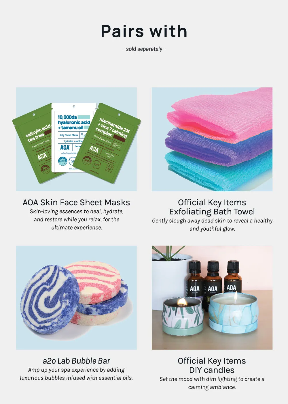 AOA Studio Bath Bomb- Ease Up