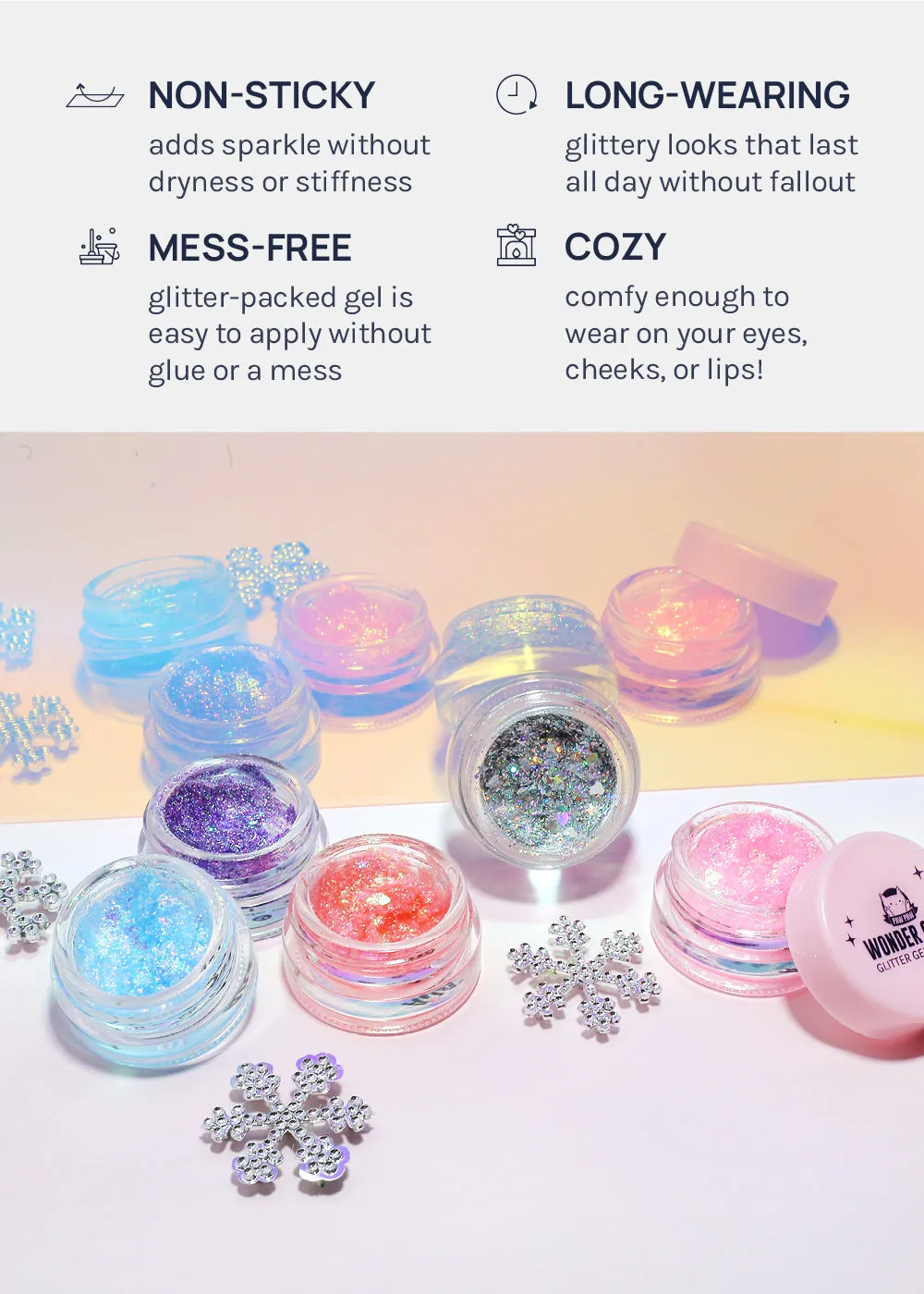 AOA Wonder Glitz Glitter Gel Topper