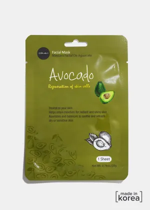 Avocado Skin Cell Regeneration Facial Sheet Mask