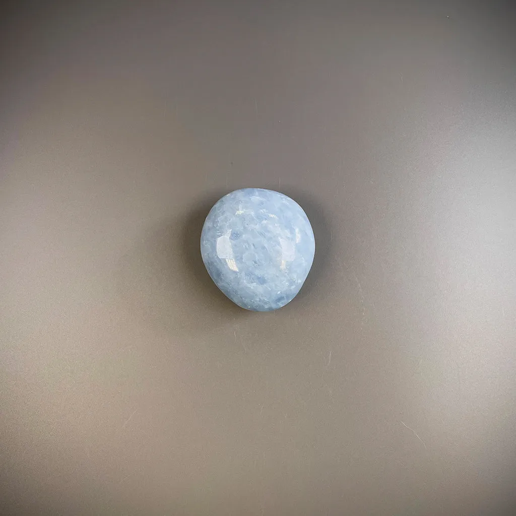 Blue Calcite Palm Stones