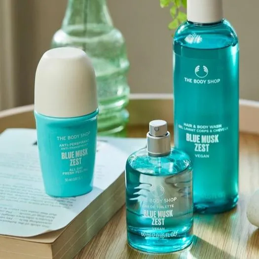Blue Musk Zest Hair And Body Wash The Body Shop