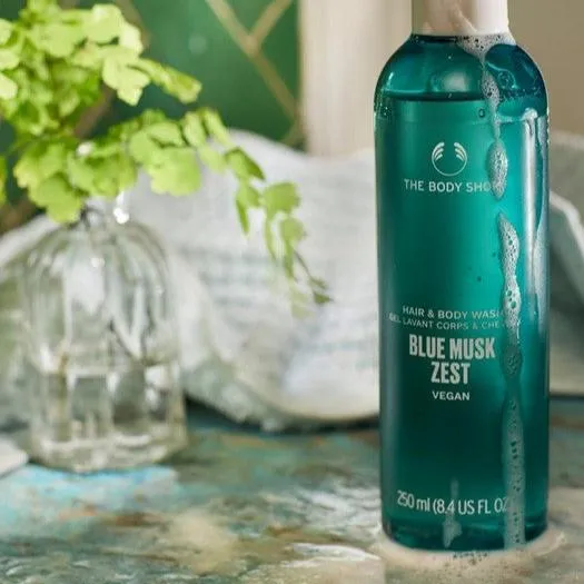 Blue Musk Zest Hair And Body Wash The Body Shop