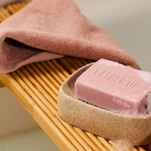 British Rose Cleansing Face & Body Bar The Body Shop