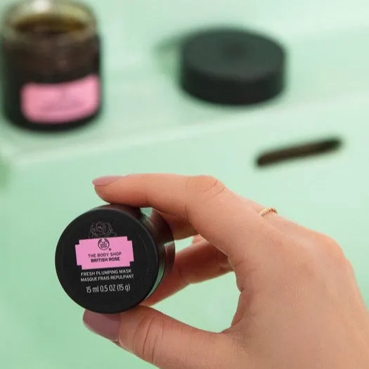 British Rose Fresh Plumping Mask The Body Shop