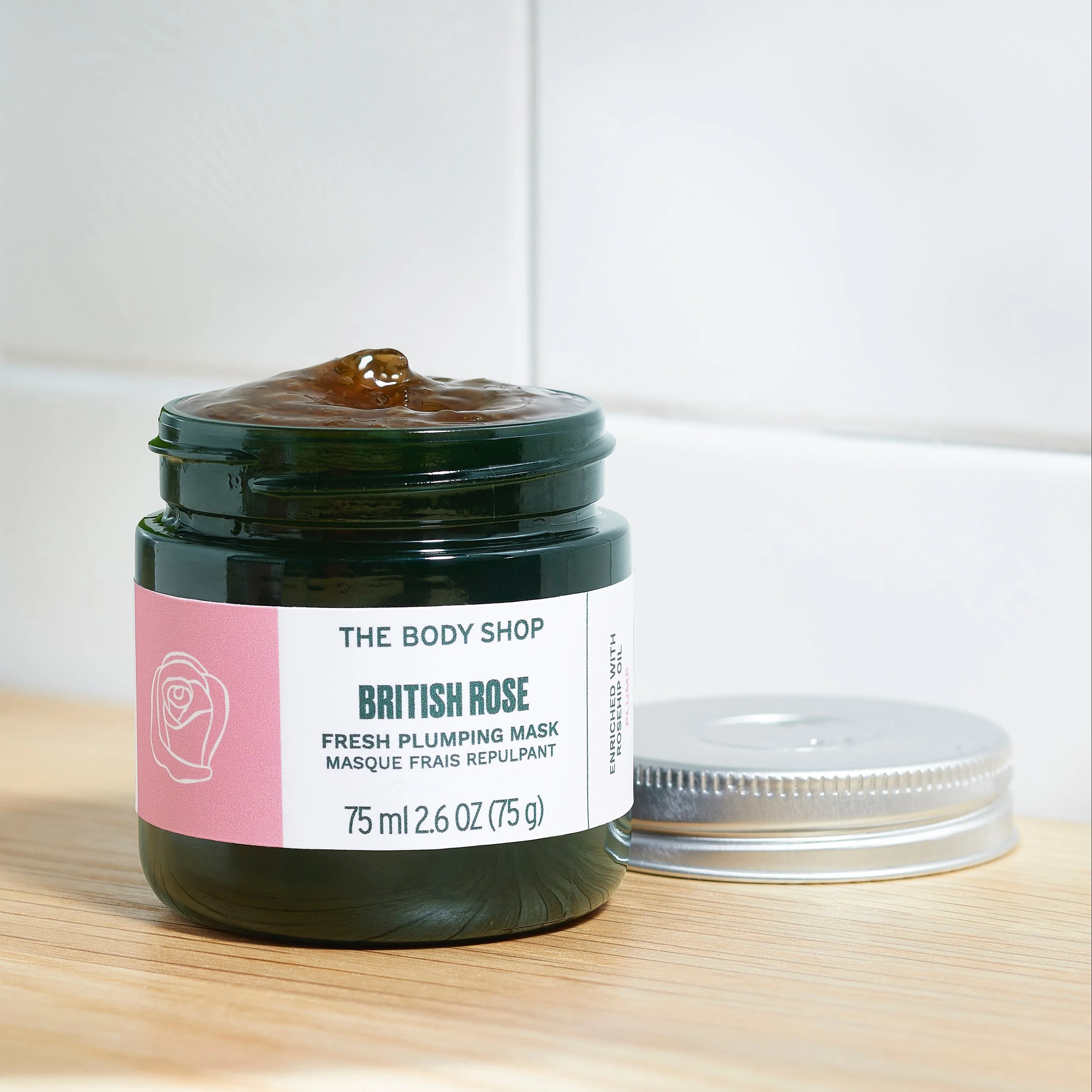 British Rose Fresh Plumping Mask The Body Shop