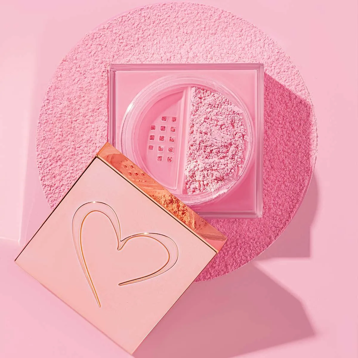 Bye Filter Setting Powder   Puff Set Beauty Creations