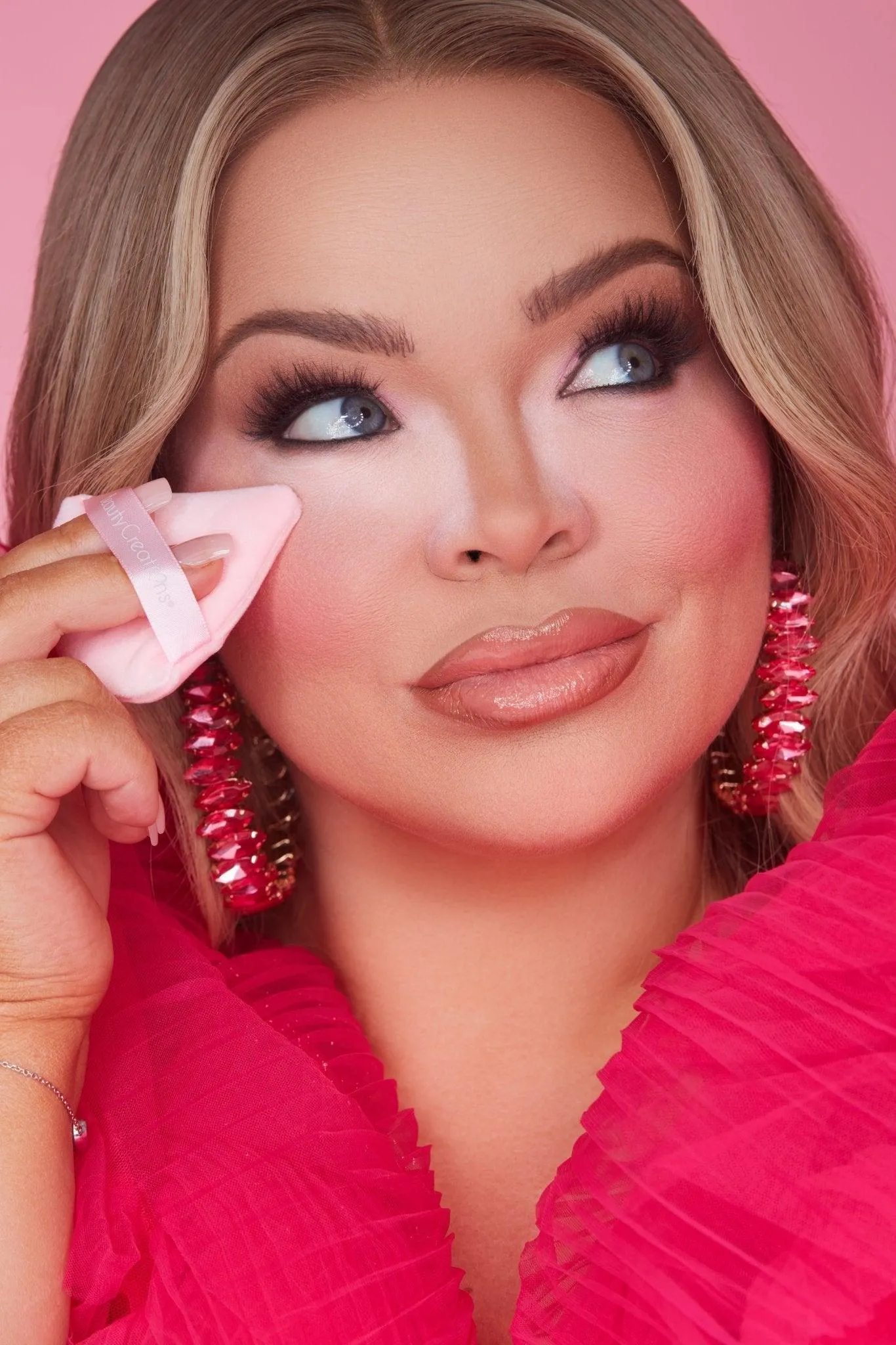 Bye Filter Setting Powder   Puff Set Beauty Creations
