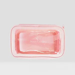 Clearly Pink Cosmetic Bag Beauty Creations
