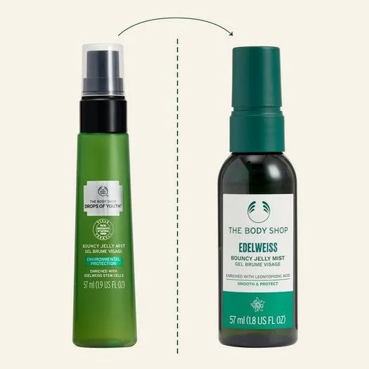 Edelweiss Bouncy Jelly Mist The Body Shop
