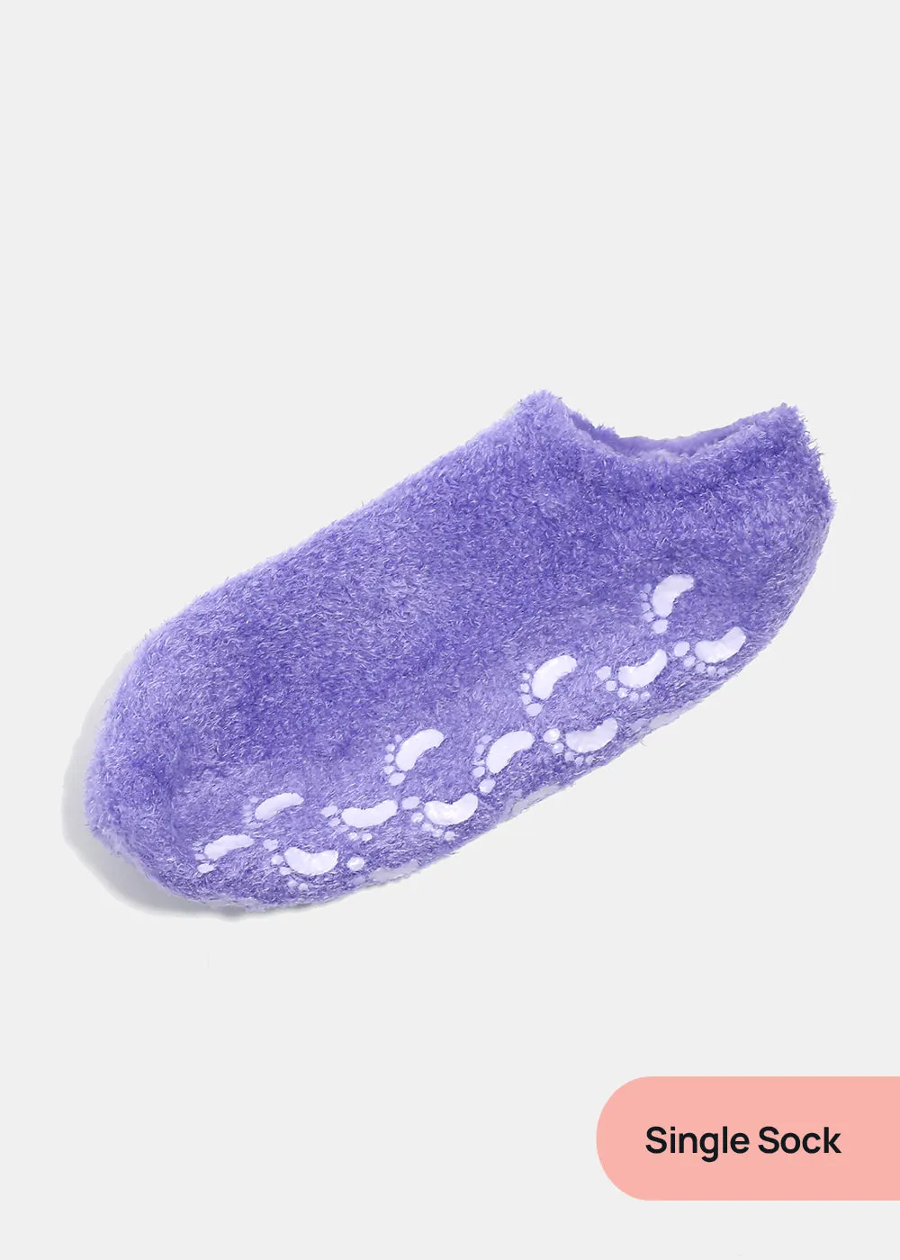 Gel Lined Moisturizing Spa Sock - Lavender