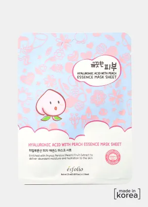Hyaluronic Acid   Peach Essence Sheet Mask