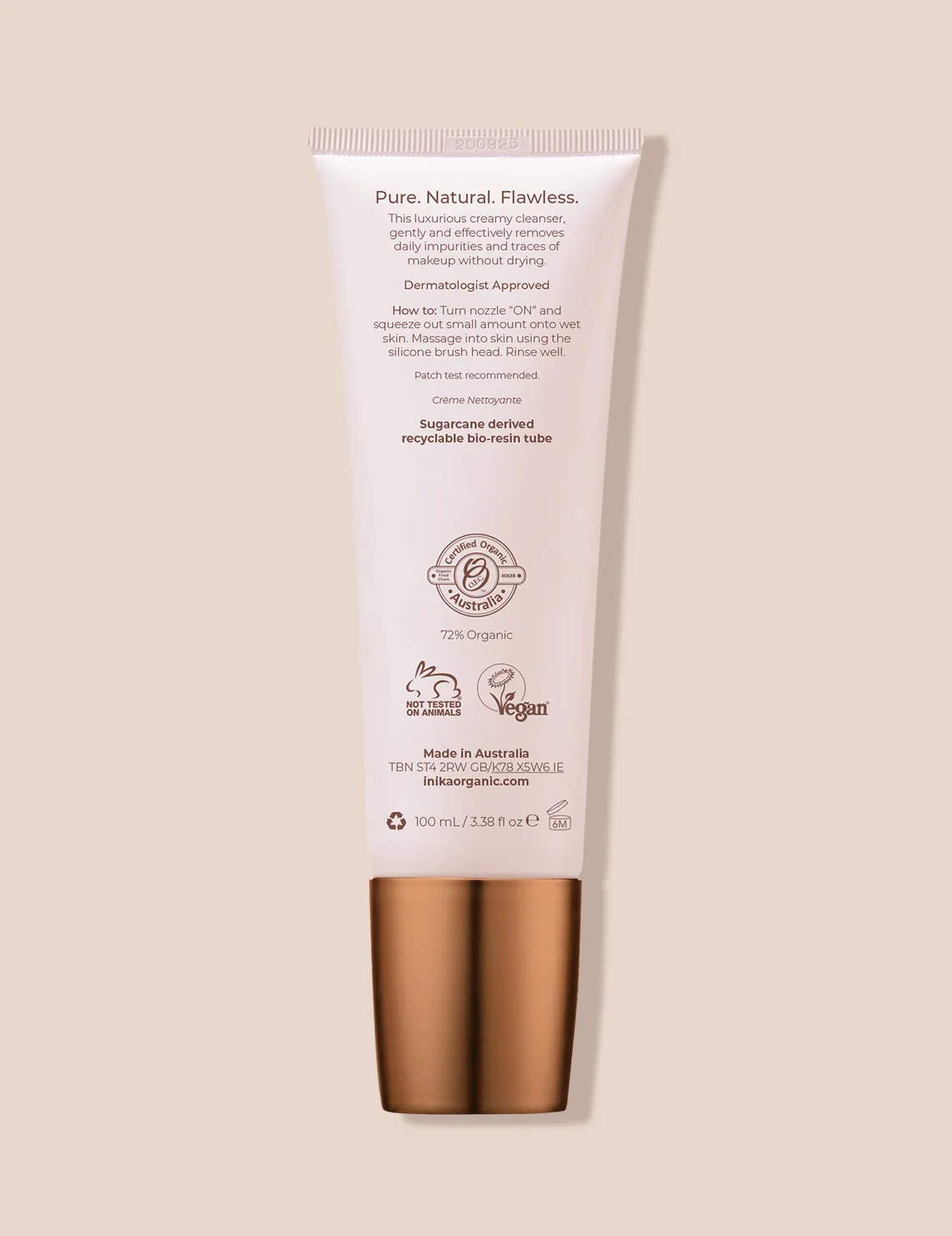 INIKA Organic Phytofuse Renew Cream Cleanser Inika Organic