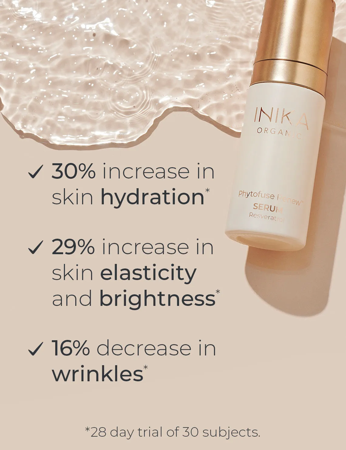 INIKA Organic Phytofuse Renew Serum 30ml Inika Organic
