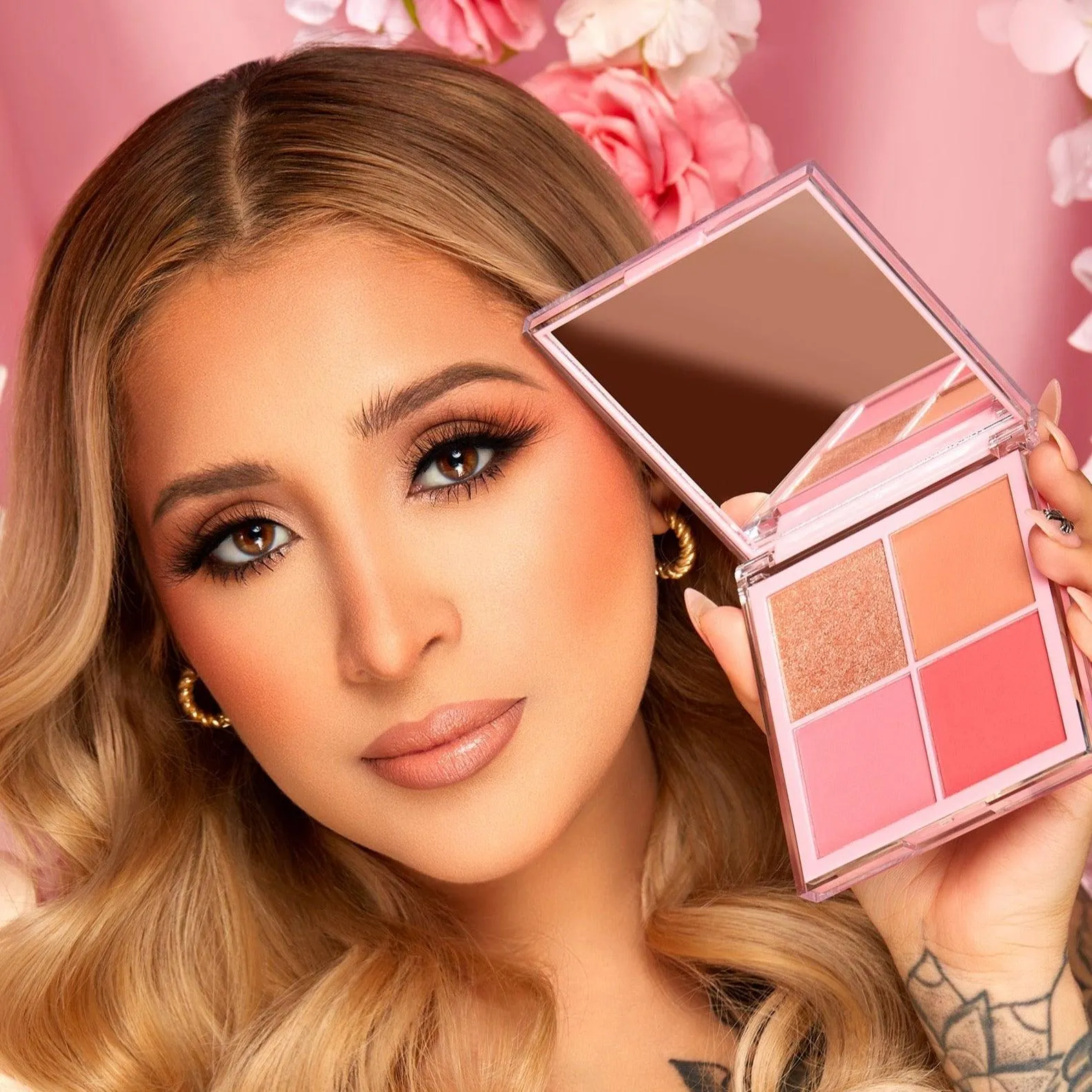 Keep Me Blushin Blush Quad Beauty Creations
