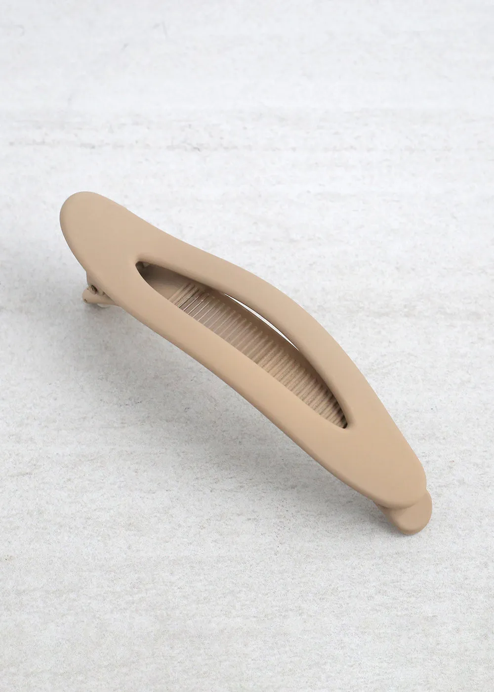 Large Matte Pastel Flat Hair Clips