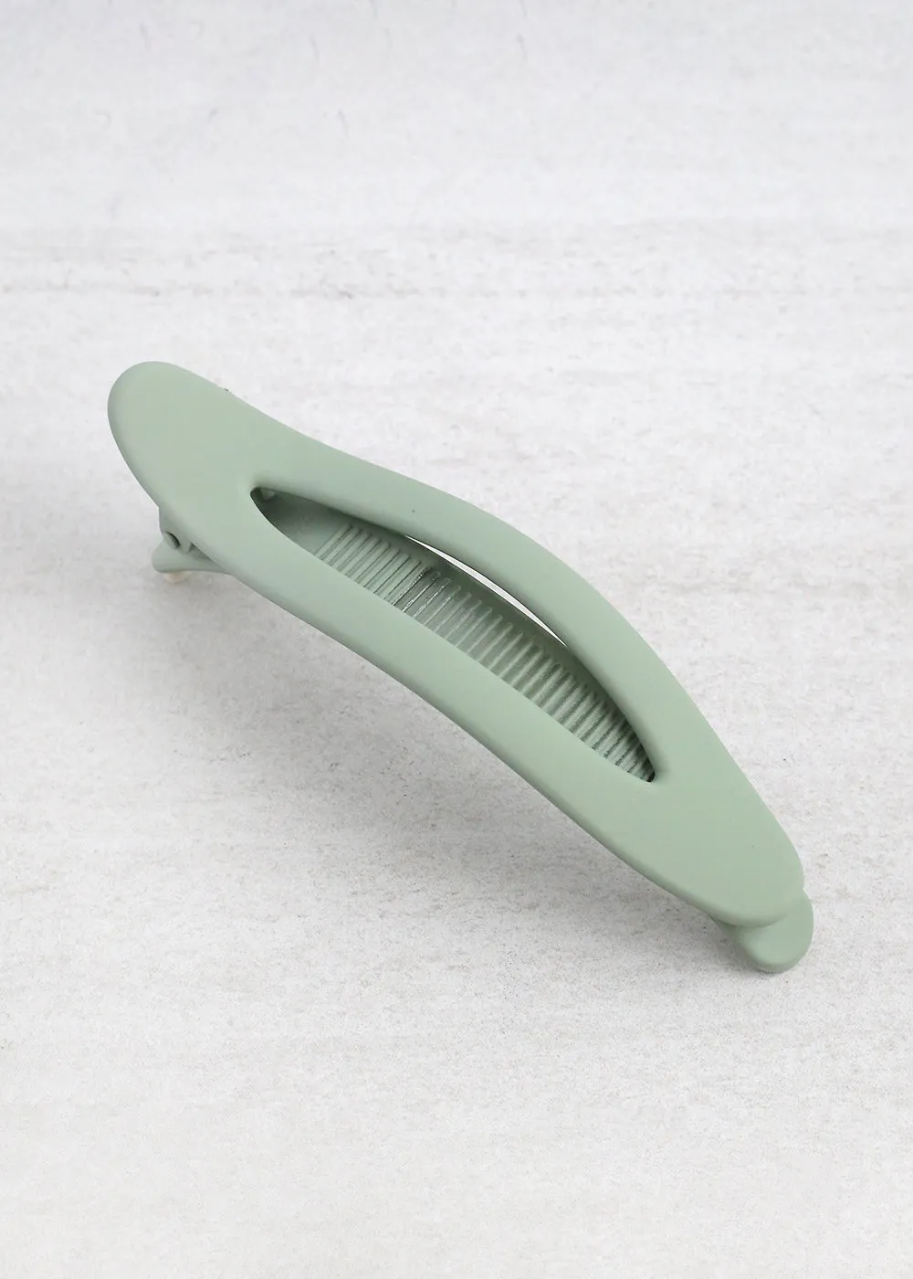Large Matte Pastel Flat Hair Clips