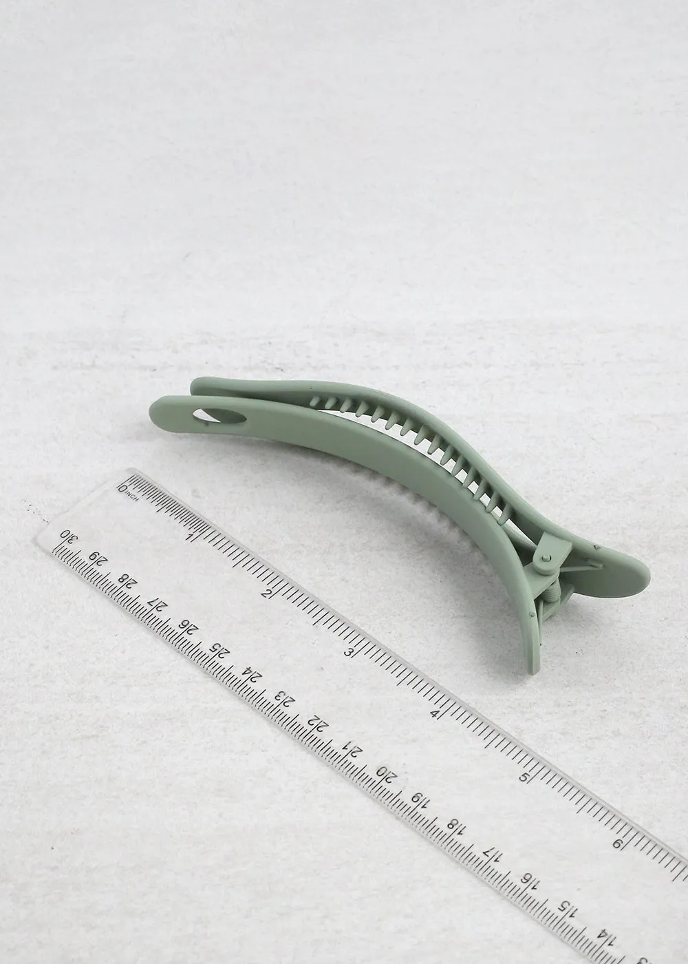 Large Matte Pastel Flat Hair Clips