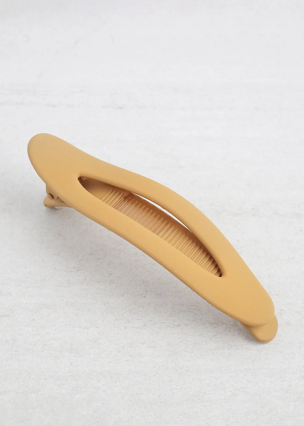 Large Matte Pastel Flat Hair Clips