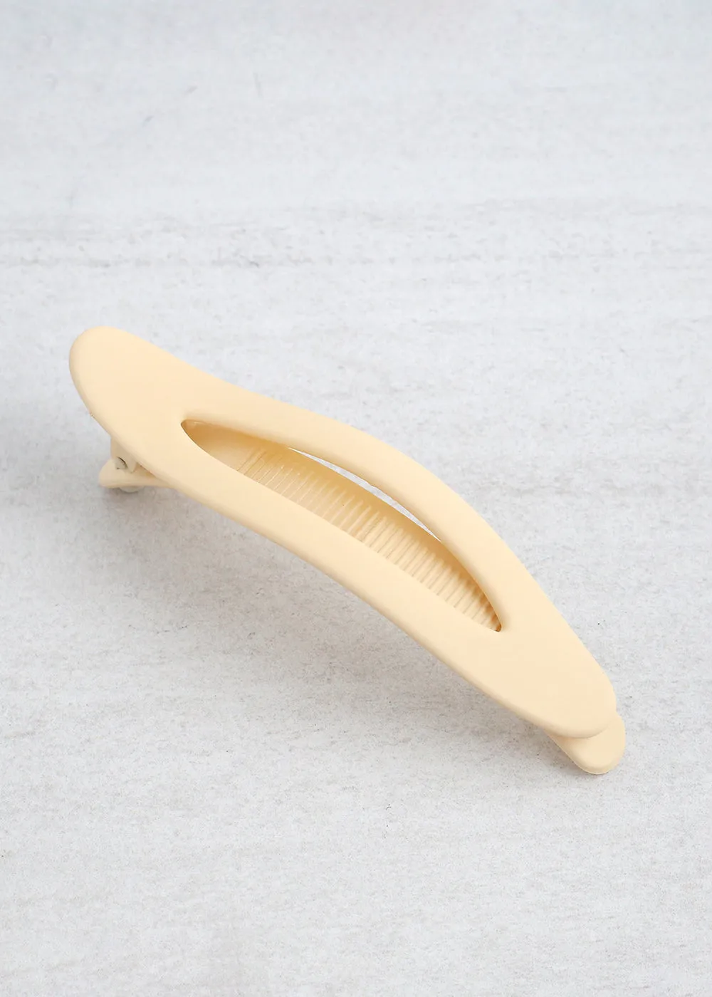 Large Matte Pastel Flat Hair Clips
