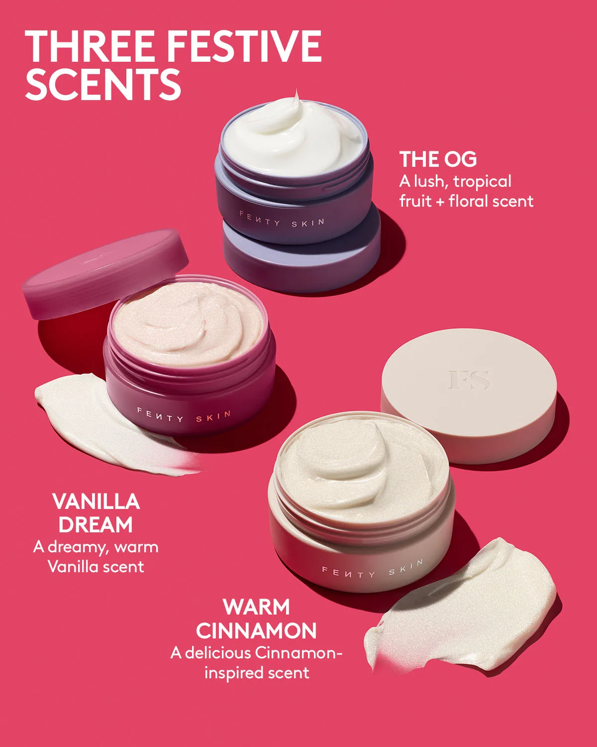 Lil Butta Dropz Mini Whipped Oil Body Cream Trio Fenty Beauty