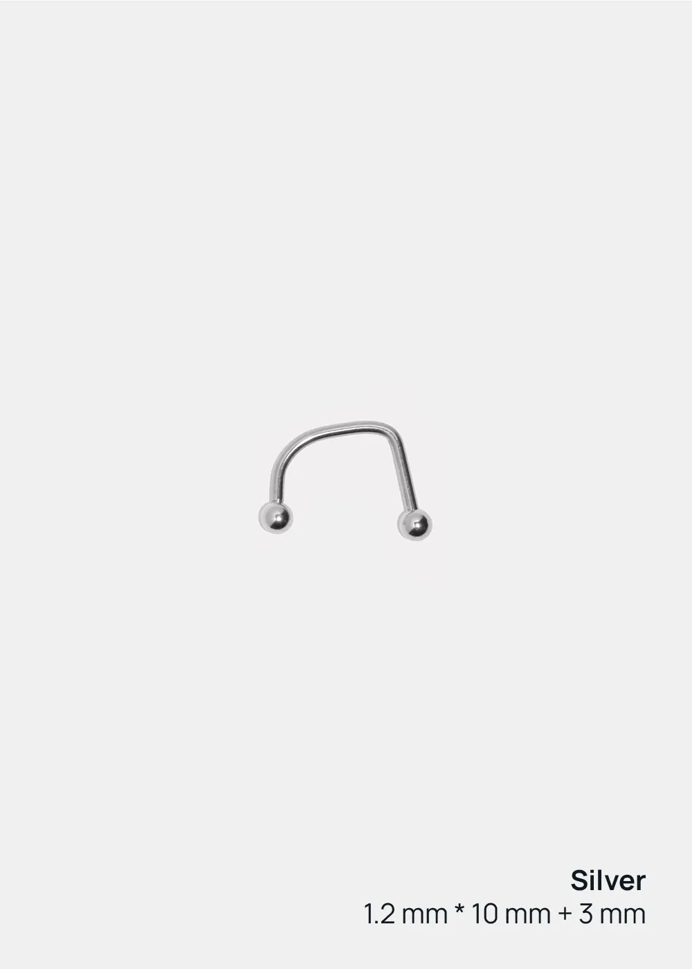 Miss A Body Jewelry - C-Shaped Barbell Monroe