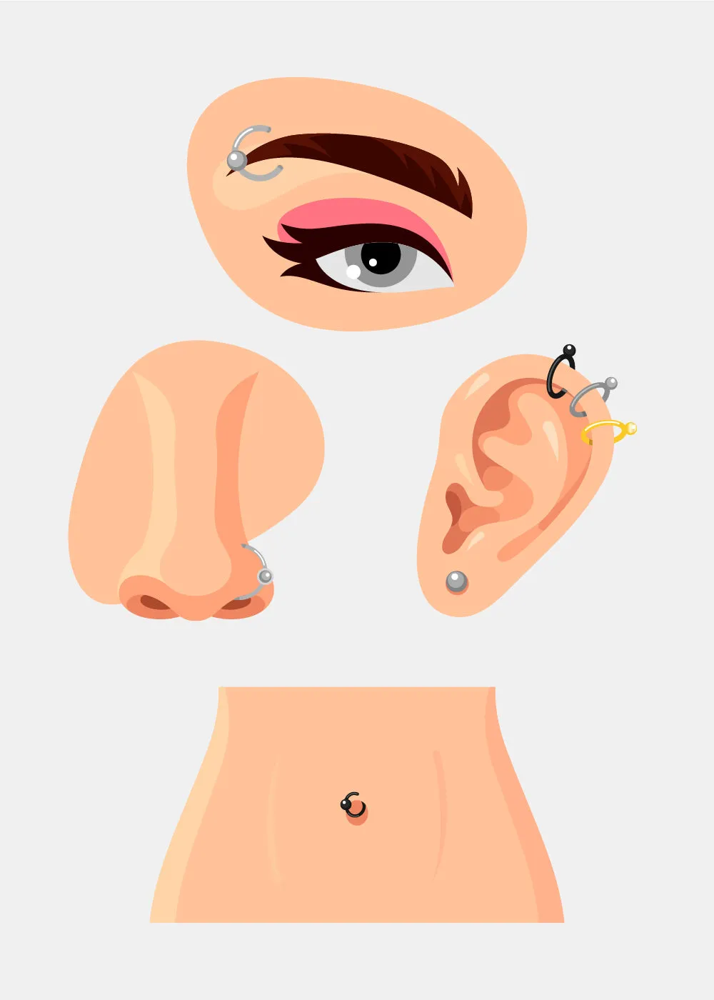 Miss A Body Jewelry - Captive Bead Ring