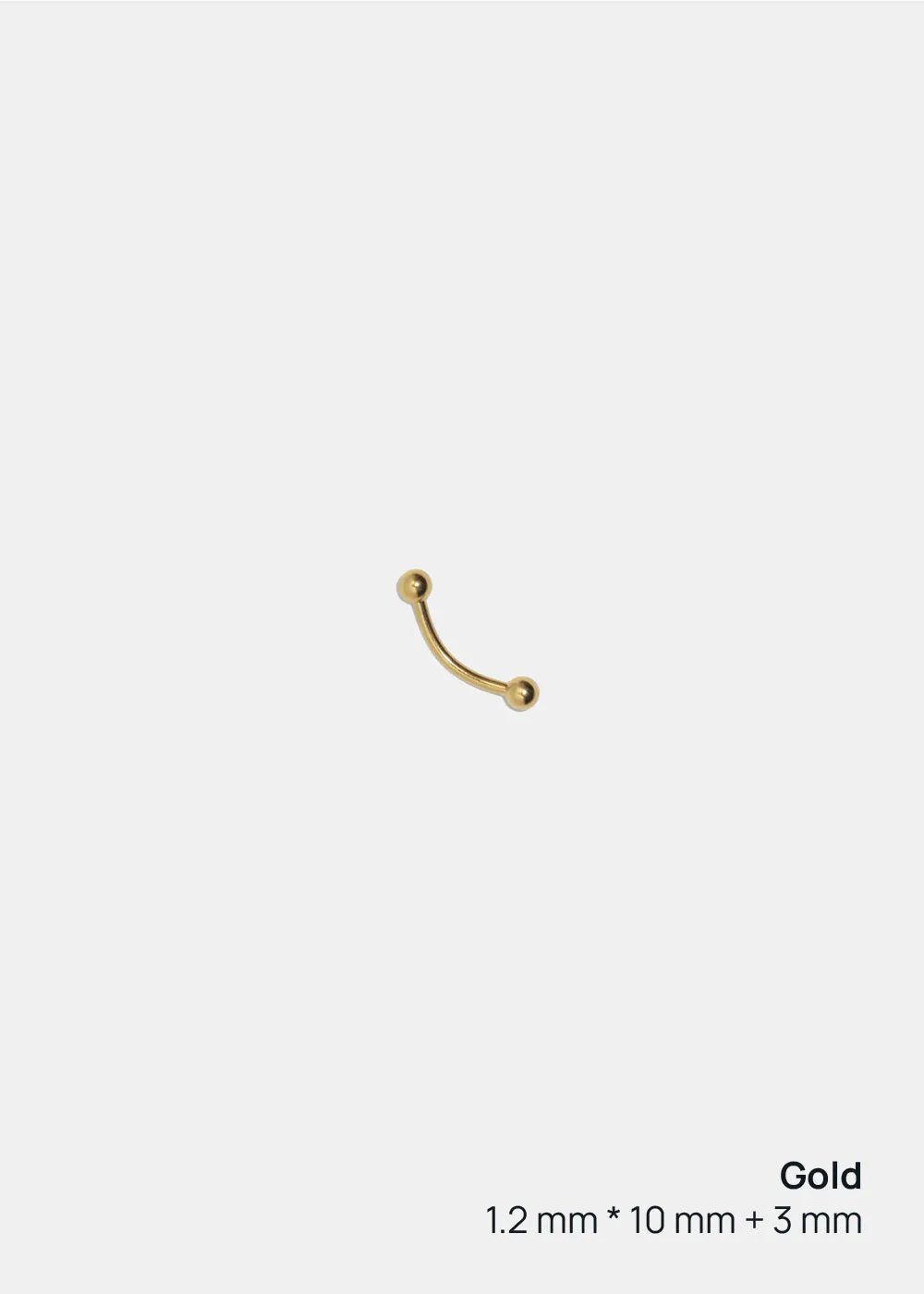 Miss A Body Jewelry - Curved Barbell