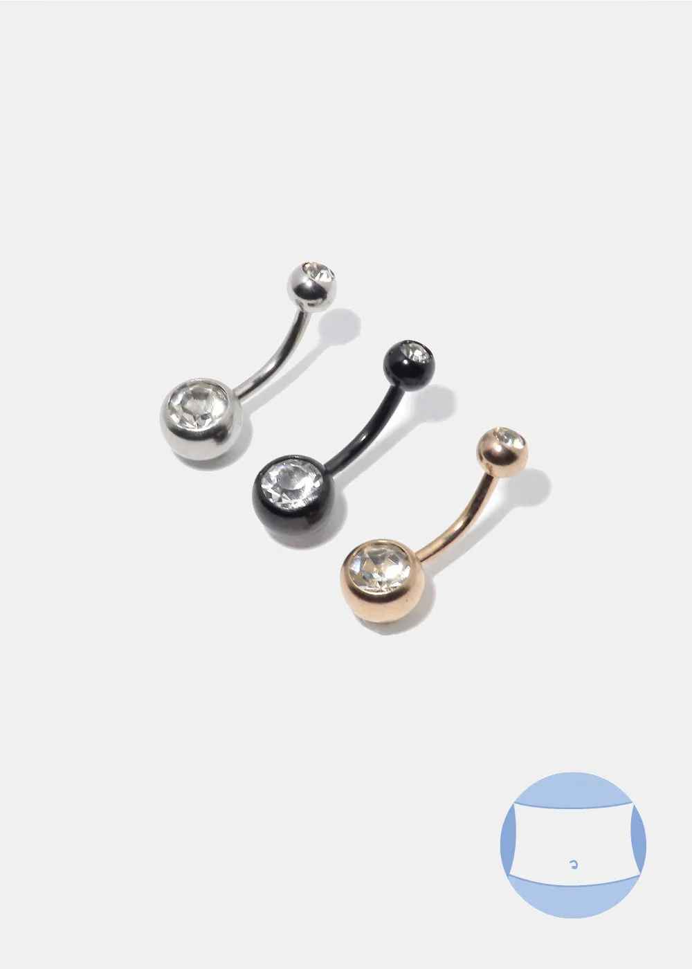 Miss A Body Jewelry - Dangle Belly Button Ring