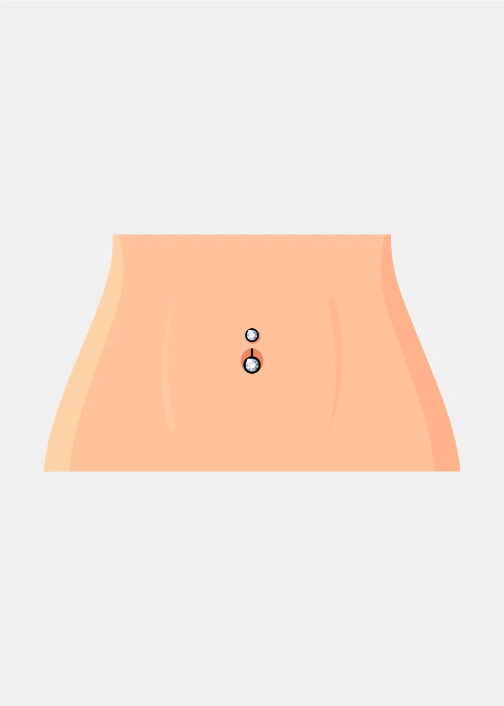 Miss A Body Jewelry - Dangle Belly Button Ring