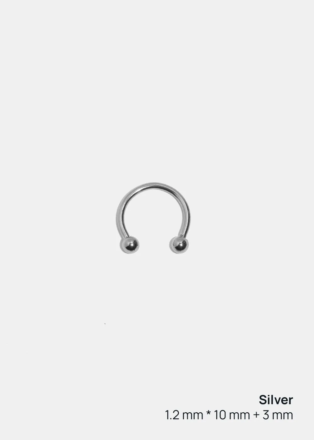 Miss A Body Jewelry - Horseshoe Hoop Earring