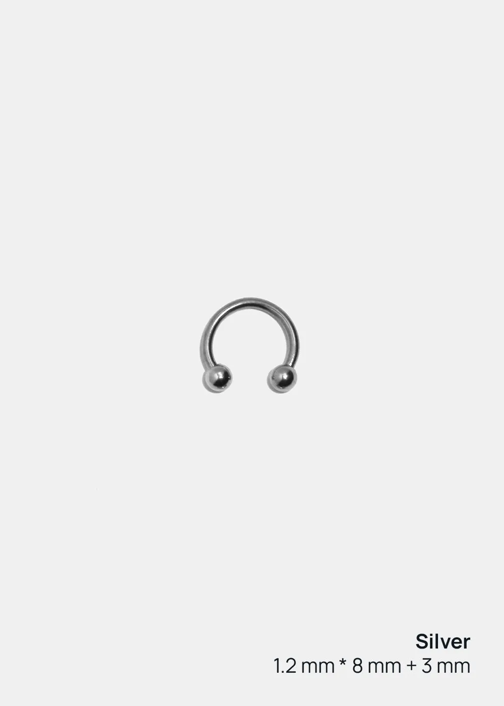Miss A Body Jewelry - Horseshoe Hoop Earring